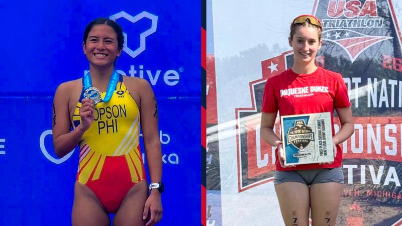 Duquesne Triathlon’s Hunt and Jopson Shine on World Stage