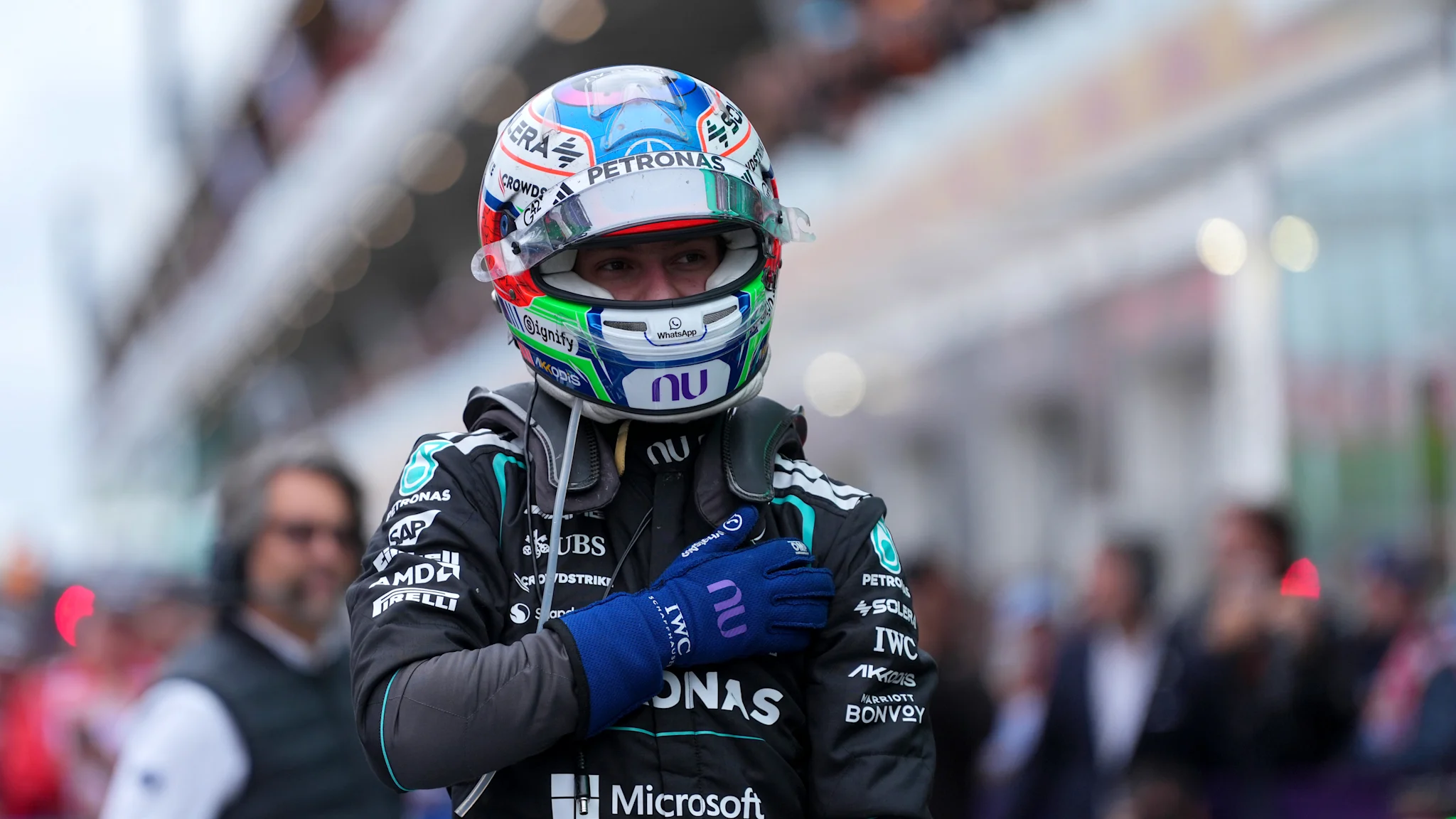 Antonelli wins dramatic Canadian Grand Prix as Russell retires amid thrilling Mercedes battle